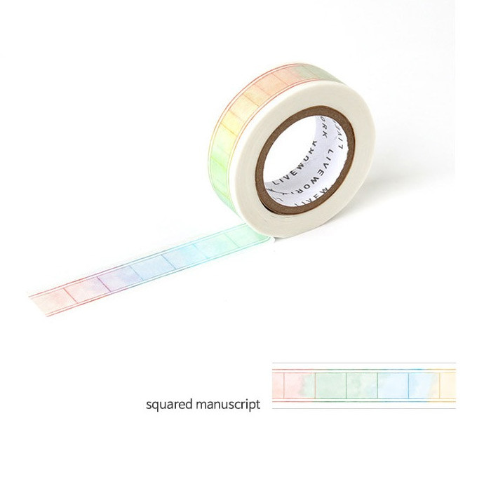 Squared manuscript - Livework My universe single deco masking tape