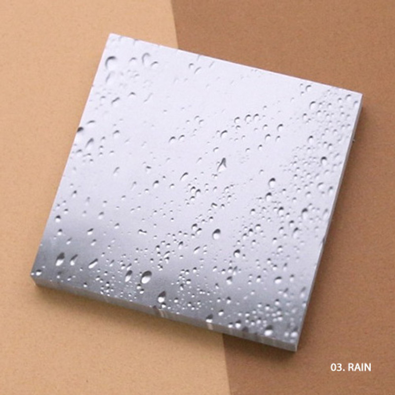 Rain - But today memo notepad