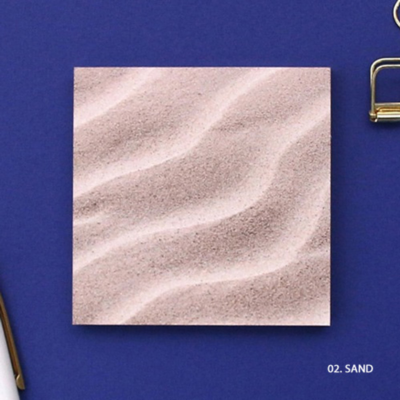 Sand - But today memo notepad