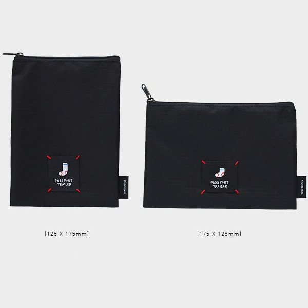 Long or short water resistant passport pouch