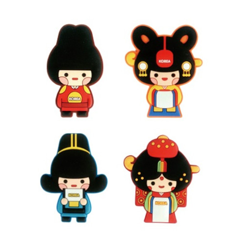 Korean traditional family PVC magnet