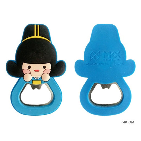 Groom - Korean traditional family PVC bottle opener