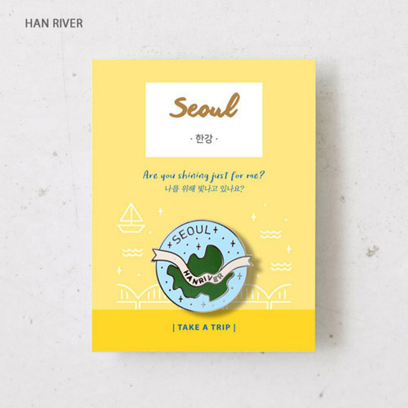 Han river - gyou Take a trip Seoul badge Han river - gyou Take a trip Seoul badge