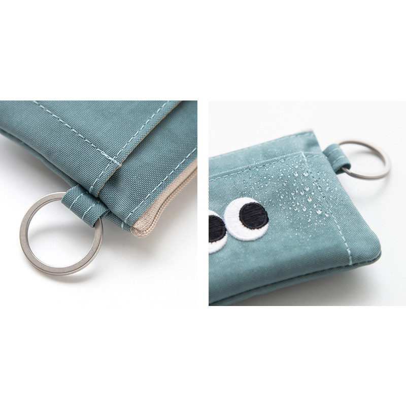Water resistance - Som Som stitching card case with key ring ver2