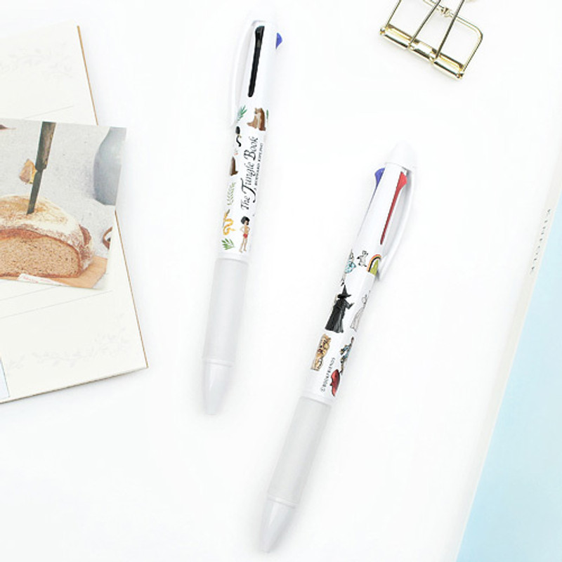 Bookfriends World literature 3 colors in 1 ballpoint pen 0.7 mm