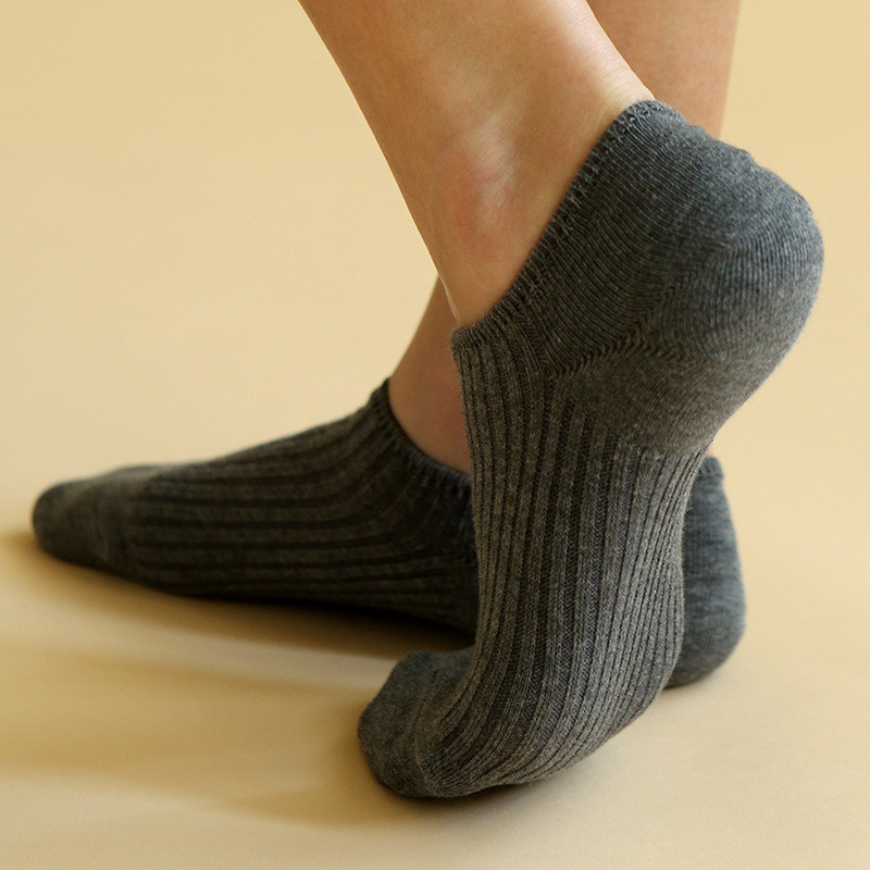 Charcoal - Dailylike Daily basic men no show socks