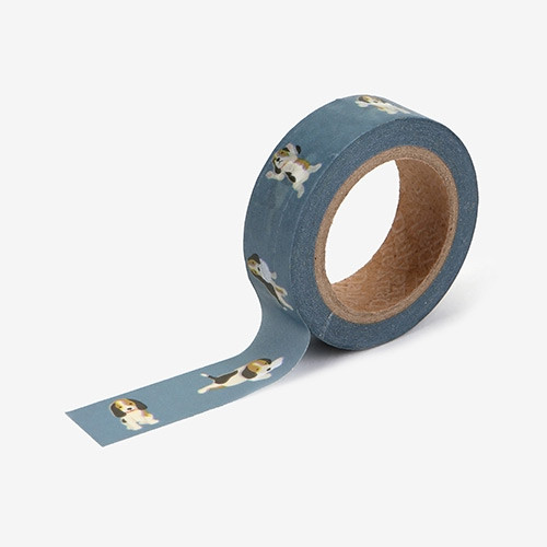 Dailylike Deco 0.59"X11yd single masking tape - Beagle