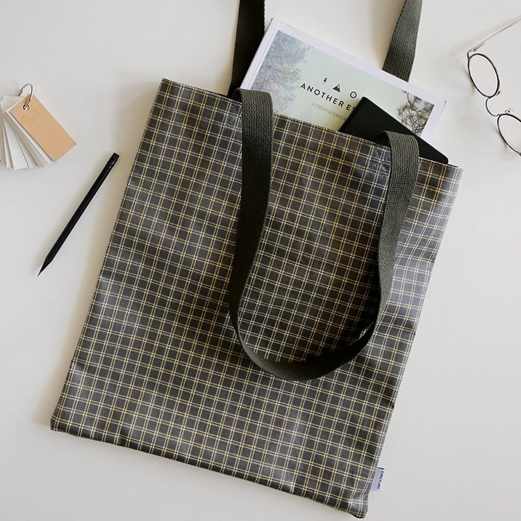 04 gentle mood - Dailylike Laminate fabric tote shoulder bag