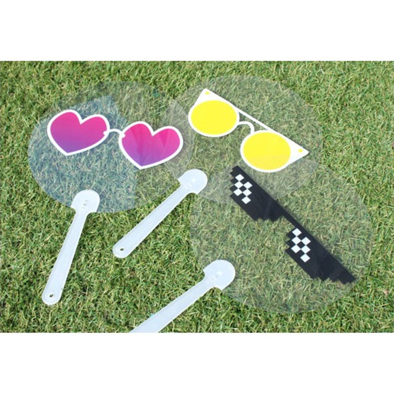 Bookfriends Selfie round hand fan Bookfriends Selfie round hand fan