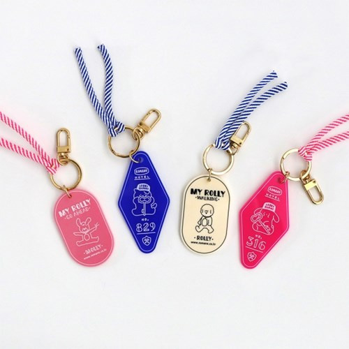 Romane My rolly and Gummies acrylic keyring key holder