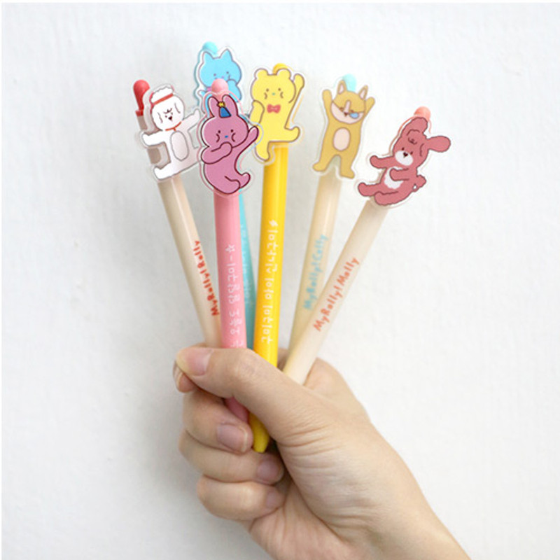 Romane My rolly and Gummies acrylic black gel pen 0.5mm Romane My rolly and Gummies acrylic black gel pen 0.5mm