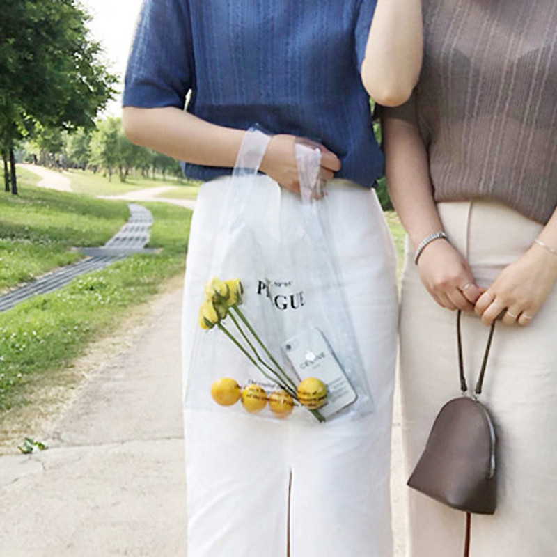 Wanna This Prague PVC Clear tote bag Wanna This Prague PVC Clear tote bag