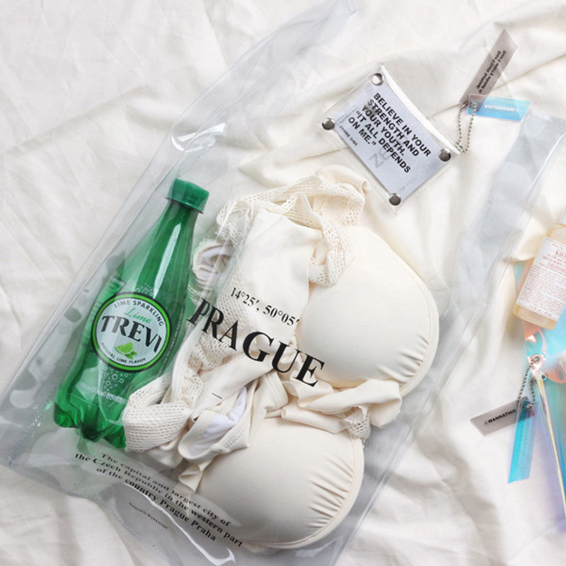 Wanna This Prague PVC Clear tote bag Wanna This Prague PVC Clear tote bag