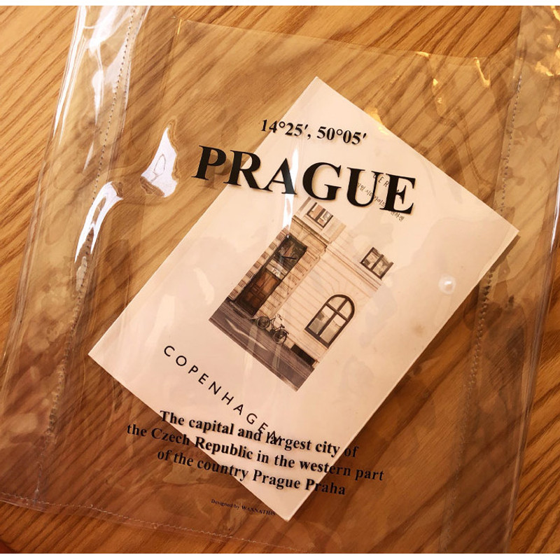 Wanna This Prague PVC Clear tote bag Wanna This Prague PVC Clear tote bag