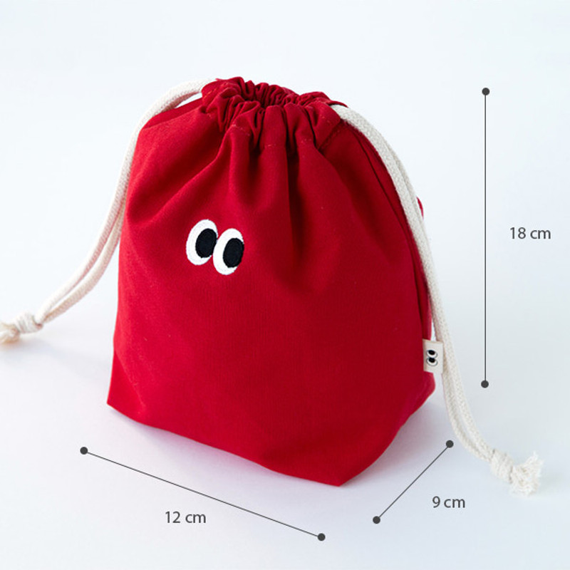 Size - Livework Som Som stitching drawstring pouch Size - Livework Som Som stitching drawstring pouch