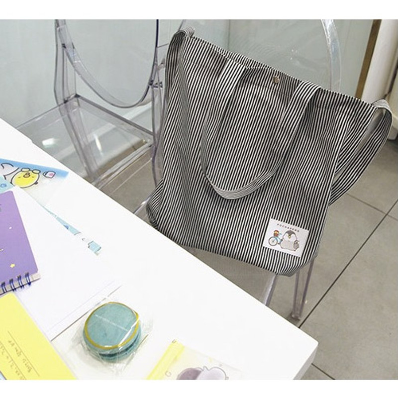 N.IVY Pochapeng stripe shoulder cross bag