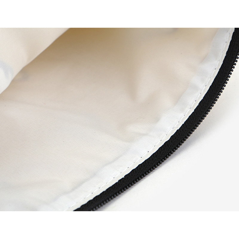 Dailylike Laminated cotton fabric zipper pouch - Persian cat Dailylike Laminated cotton fabric zipper pouch - Persian cat