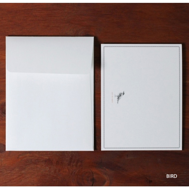 Bird - 4X6 photo frame card with envelope Bird - 4X6 photo frame card with envelope