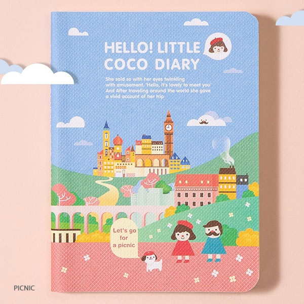Picnic - 2019 Hello little coco dated monthly diary