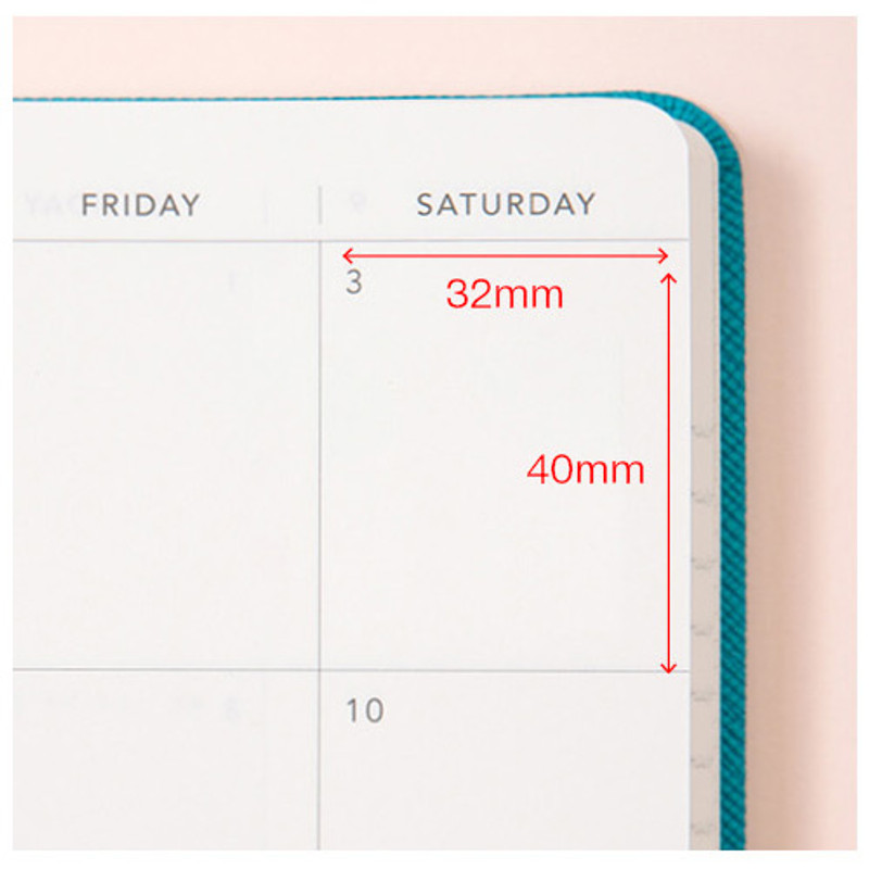 2019 Simple medium dated daily journal
