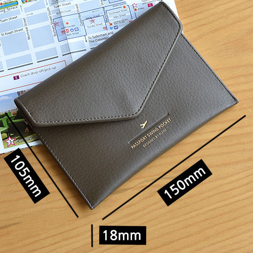 Size of Away we go swing RFID blocking passport case