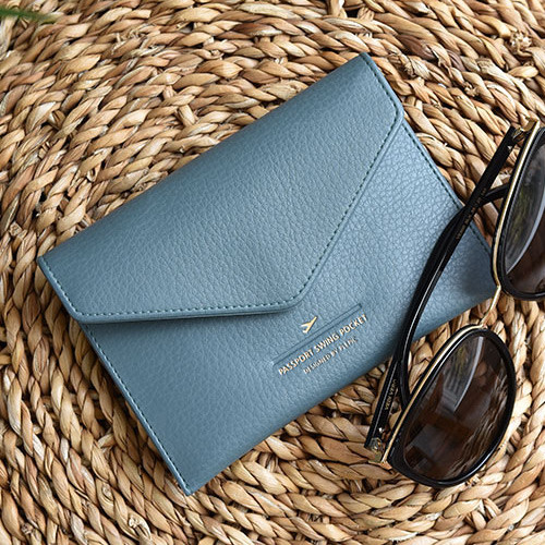 Cool gray - Away we go swing RFID blocking passport case