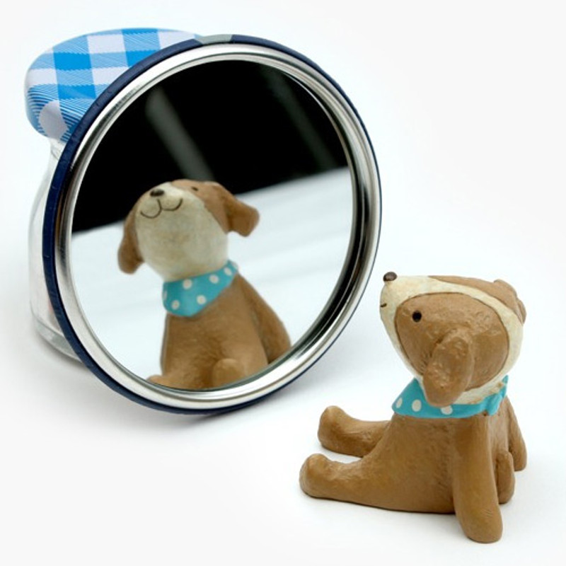 Bookfriends World literature round hand mirror