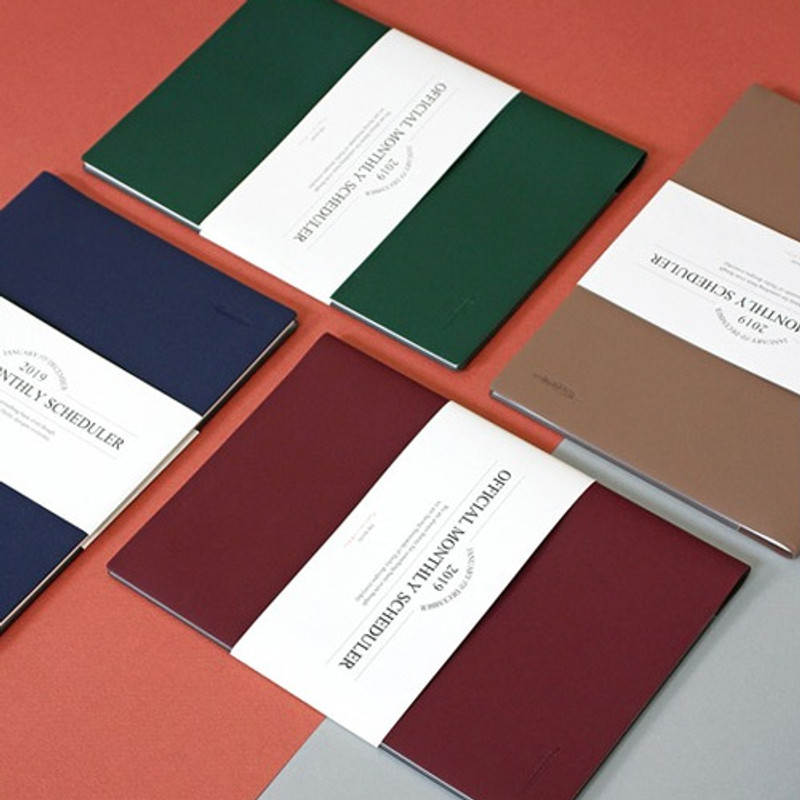 Indigo 2019 The Basic official large dated monthly planner