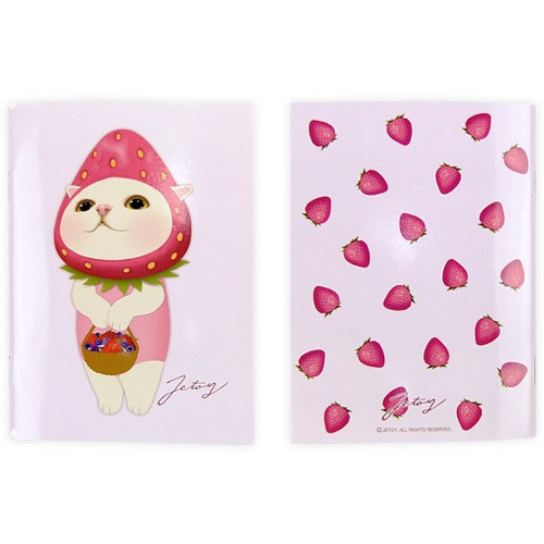 Berry choo - Choo Choo cat small lined and grid notebook ver2