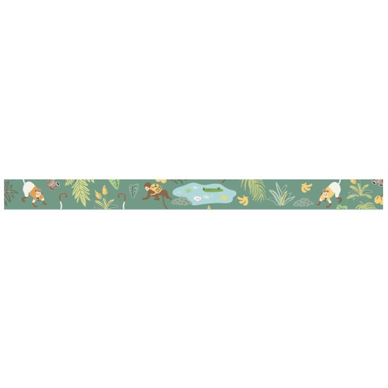 Detail of Jungle single roll washi masking tape Detail of Jungle single roll washi masking tape