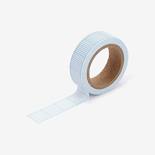 Graph paper single roll washi masking tape