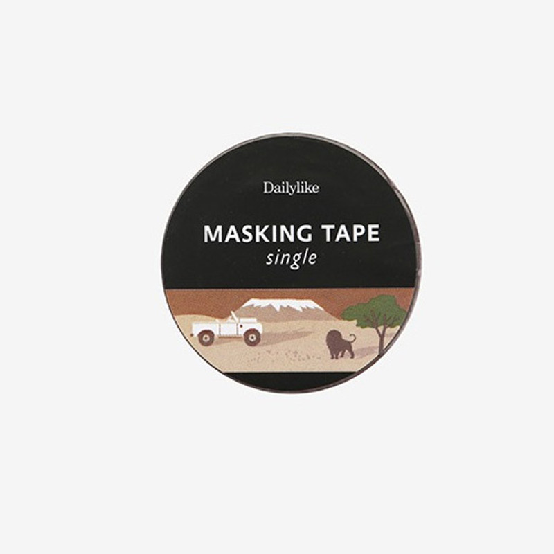 Package for Safari single roll washi masking tape