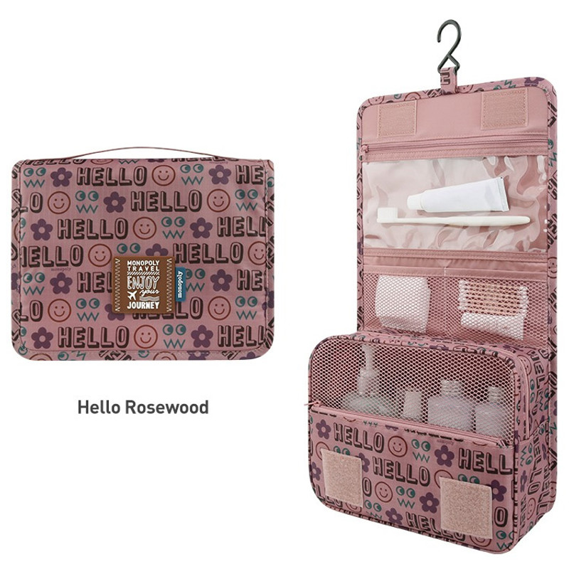 Hello rosewood - Enjoy journey large travel hanging toiletry pouch bag