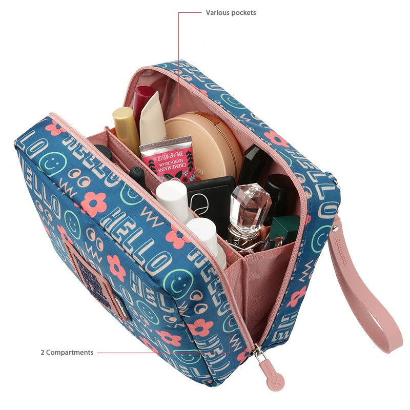 Monopoly Enjoy journey travel large multi zipper daily pouch