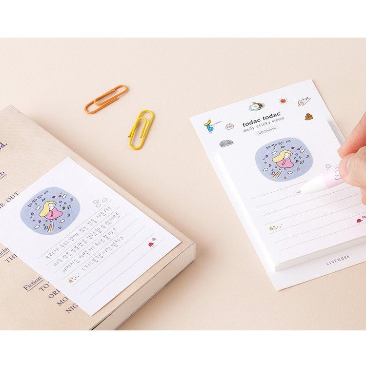 Line - Todac Todac illustration daily sticky notepad memo