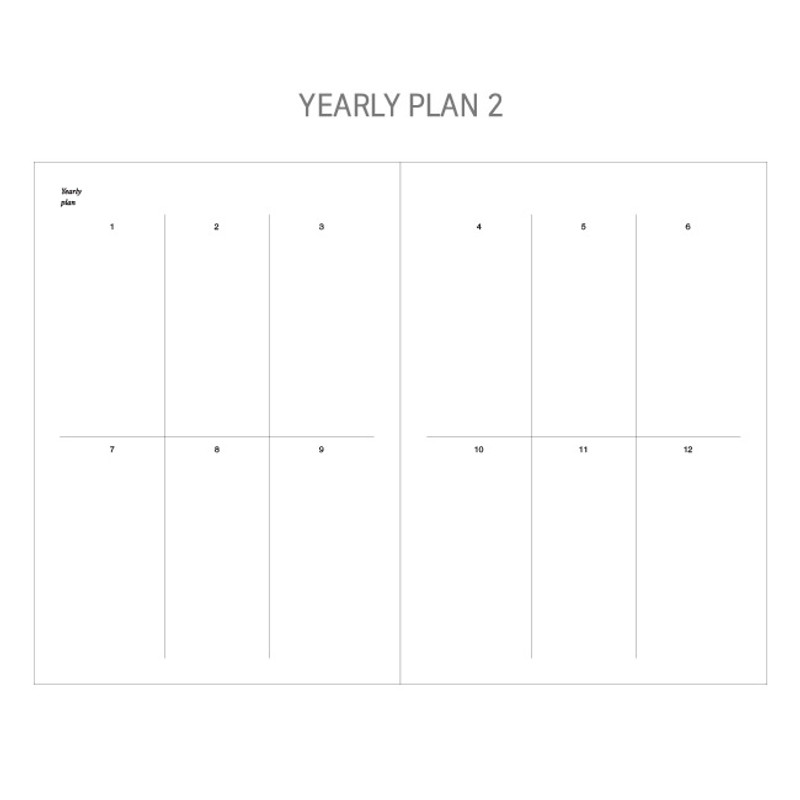 Yearly plan 2 - 2019 The third moon dated weekly diary planner