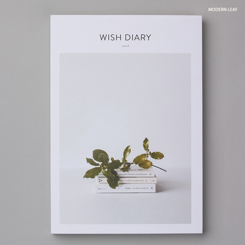 Modern leaf - 2019 Wish dated weekly diary planner