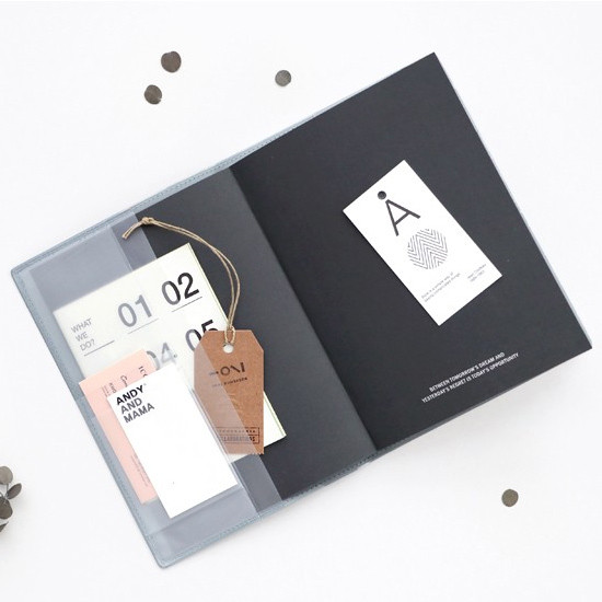 Inside pockets - 2019 Simple Large dated monthly planner