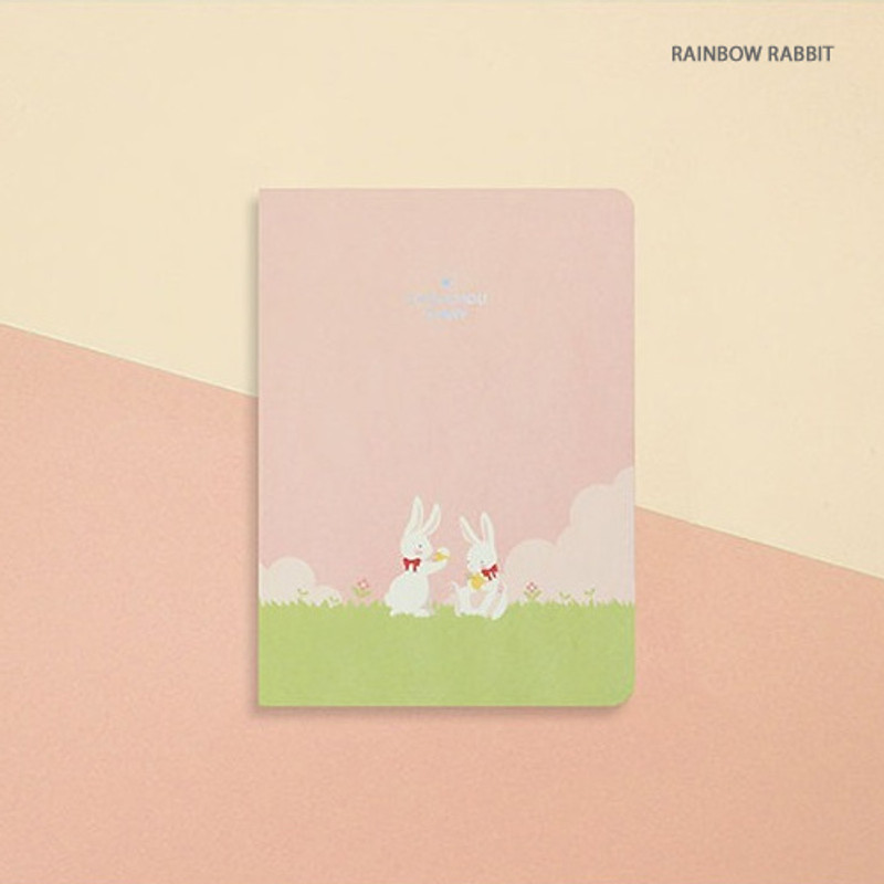 Rainbow rabbit - 2019 ChouChou cute animal dated weekly planner  Rainbow rabbit - 2019 ChouChou cute animal dated weekly planner