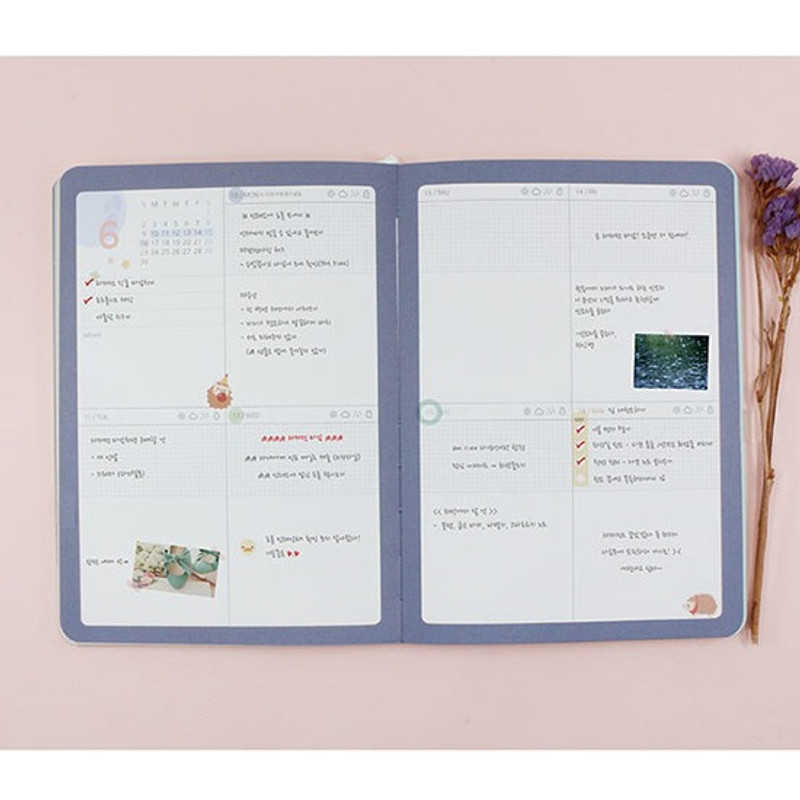 Weekly plan - 2019 ChouChou cute animal dated weekly planner  Weekly plan - 2019 ChouChou cute animal dated weekly planner