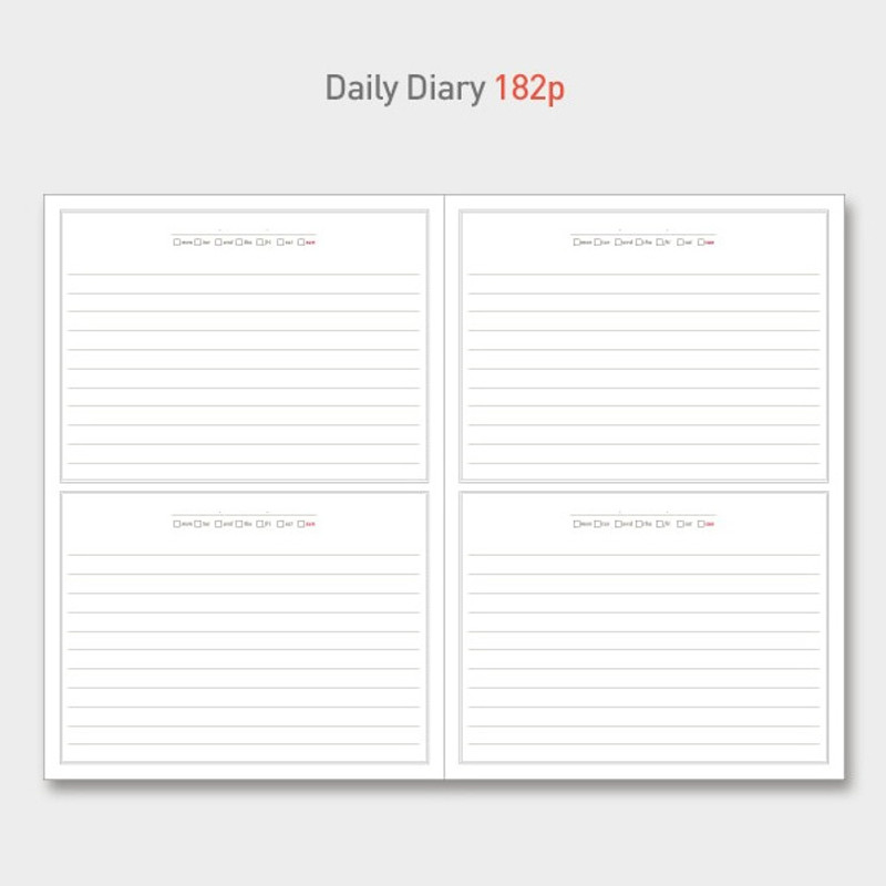 Daily plan - 2019 Florence hardcover dated daily planner