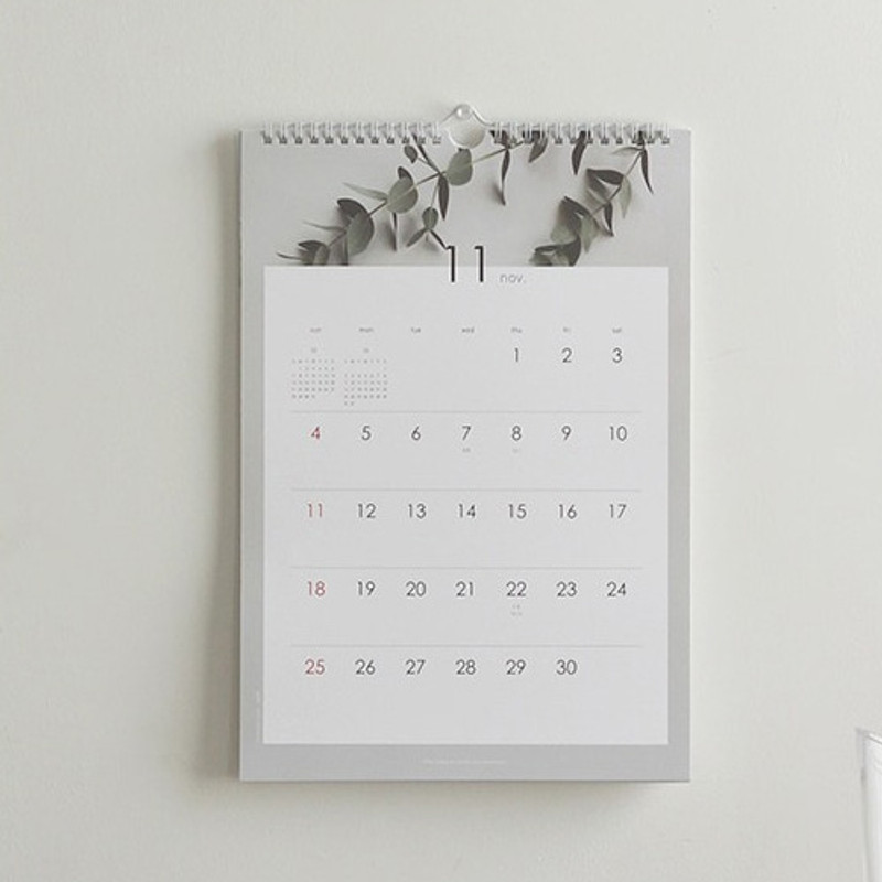 Dash and Dot 2019 Slow life wall calendar Dash and Dot 2019 Slow life wall calendar