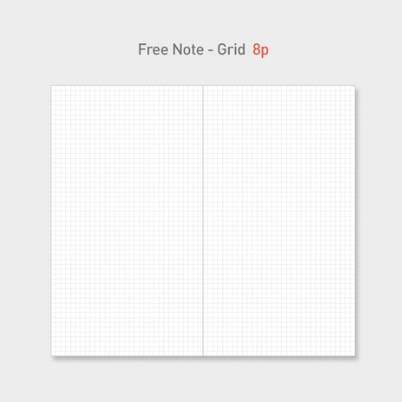 Grid note - Paperian 2019 Edit small dated weekly diary planner