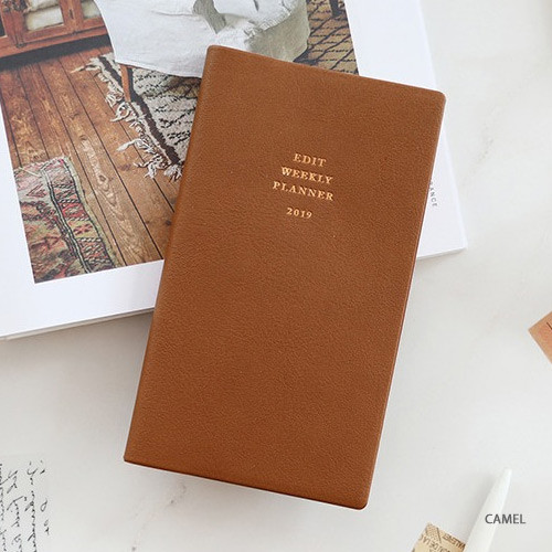 Camel - Paperian 2019 Edit small dated weekly diary planner