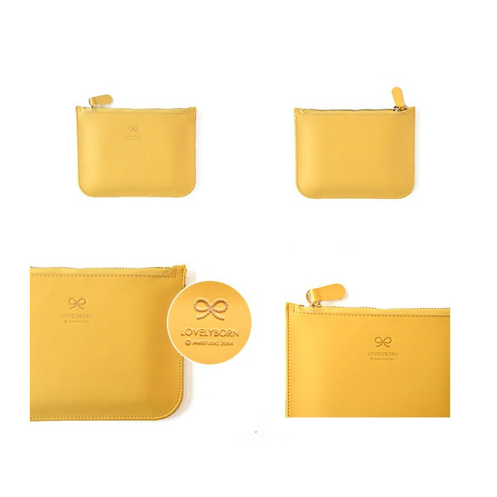 Lovelyborn daily zipper flat small pouch