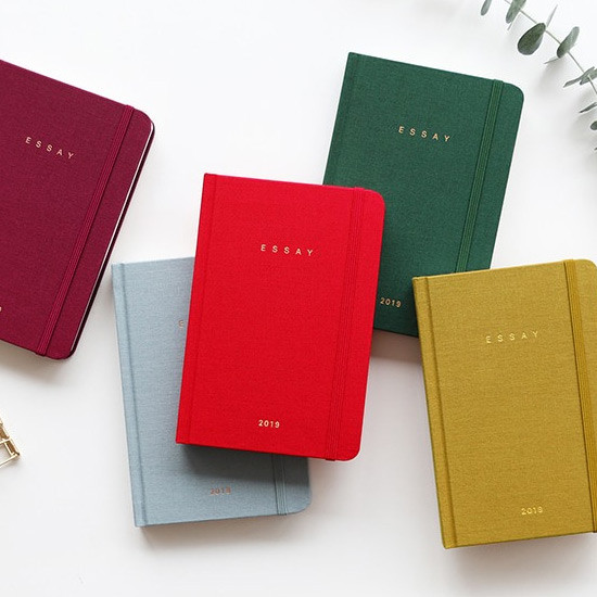  Paperian 2019 Essay A6 hardcover dated weekly planner