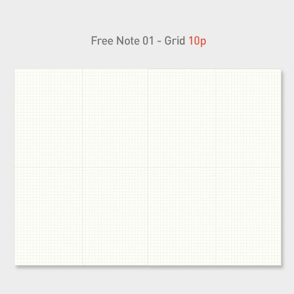 Grid note - Paperian Good vibe only undated weekly planner