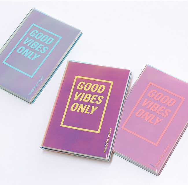 Paperian Good vibe only undated weekly planner