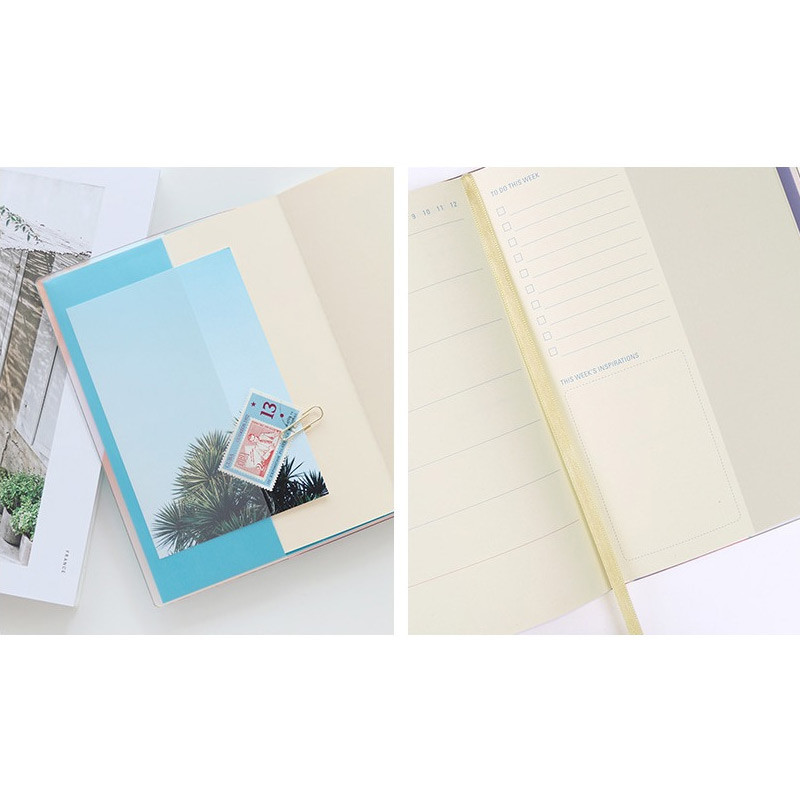 Paperian Good vibe only undated weekly planner