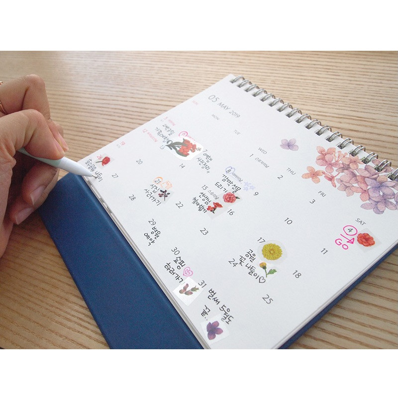 N.IVY Mercibloom transparent clear deco sticker set